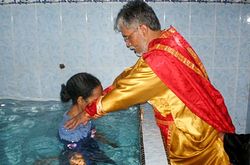 Orthodox Baptism in Papua