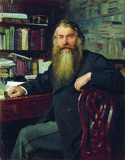 И.Е. Забелин. Портрет работы И. Репина (1877)