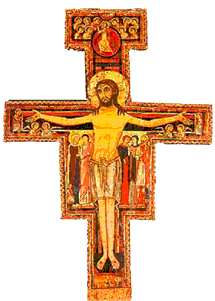 Ил. 2. Неизвестный художник. Крест из храма Сан-Дамиано. XII в. Ассизи