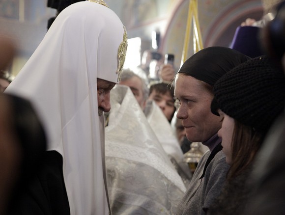 Слово утешения от Святейшего Патриарха. Фото patriarchia.ru
