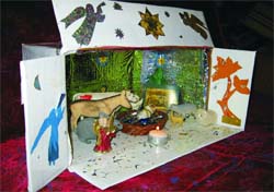Рождественский вертеп своими руками - Мастер-класс вертепного театра из бумаги и картона