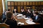 В МДА состоялось совещание ректоров духовных академий и ПСТГУ