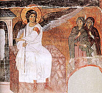 Фреска церкви Вознесения в монастыре Милешево, Сербия. До 1228 г.