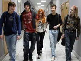 Кадр из фильма *Школа*