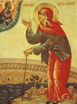 Икона святой блаженной Ксении Петербуржской