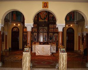 Интерьер церкви святителя Максима Туринского