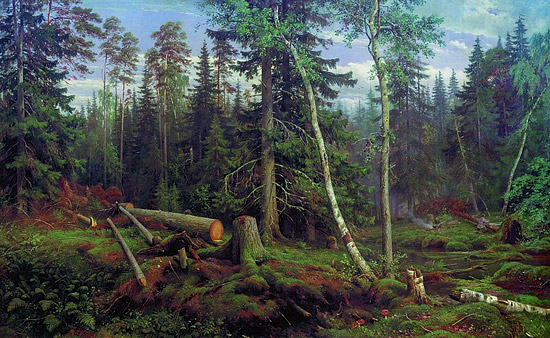 И.И. Шишкин. Рубка леса. 1867 г.