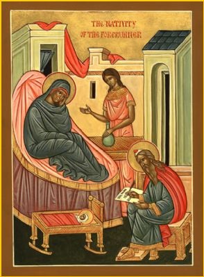 Icon of the Nativity of St. John the Forerunner