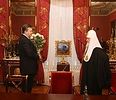 Предстоятель Русской Православной Церкви поздравил Президента Украины В.Ф. Януковича с 60-летием со дня рождения