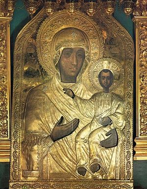 Чудотворная икона Божией Матери Одигитрия Смоленская.