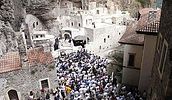 Historic Orthodox Liturgy at ancient monastery in Turkey