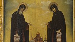 Icon of Sts. Cyril and Maria, parents of St. Sergius of Radonezh