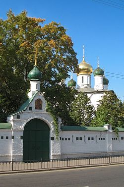 Сретенский монастырь. Вид с ул. Большая Лубянка
