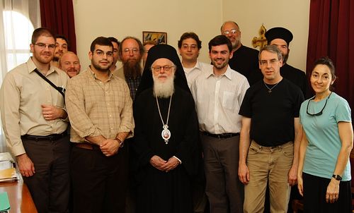 Встреча американских миссионеров с Архиепископом Тиранским и всей Албании Анастасием