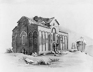 Ани, кафедральный собор X века. Гравюра начала XIX века