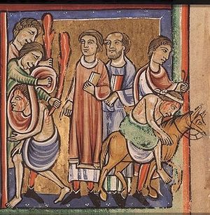 Притча о добром самарянине. Франция. 12 век