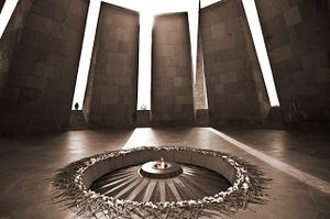 Мемориальный комплекс, воздвигнутый в память жертв геноцида армян