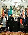 His Holiness Patriarch Kirill Receives a Delegation of Youth of the Russian Church Abroad