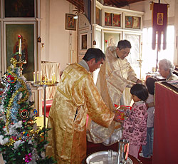 A Nativity service in Handa.
