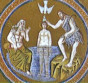 1. Арианский баптистерий в Равенне. 493-526 гг. Мозаики купола.