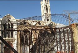 Church in the abandoned Varosha region of North Cyprus, Famagusta.