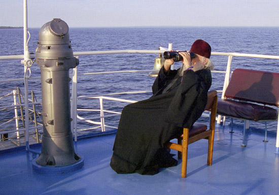 Bishop Basil (Rodzianko) on the ship.