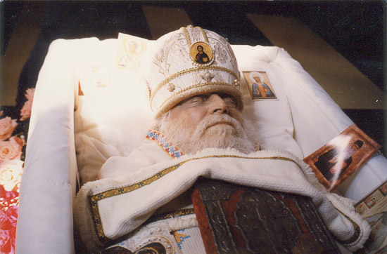 Vladyka Basil (Rodzianko), post-mortem photograph.