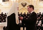 The Council of Bishops Meets with President Medvedev