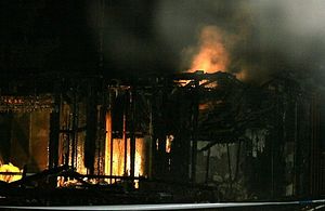 Пожар в Хаапсалу