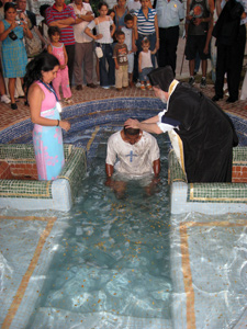Крещение в православной церкви в Гватемале