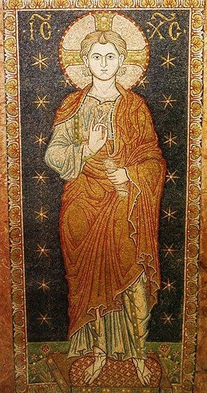 Христос Эммануил. Мозаика собора Св. Марка в Венеции 