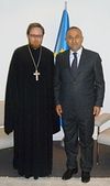 PACE President meets with Igumen Philaret (Bulekov)