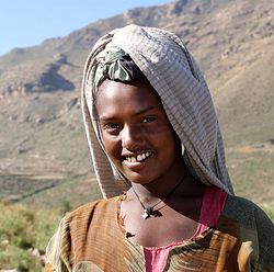 Ethiopian Christian girl