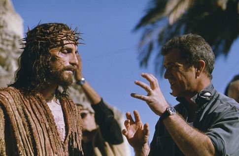 Мел Гибсон на съёмках фильма «Страсти Христовы»