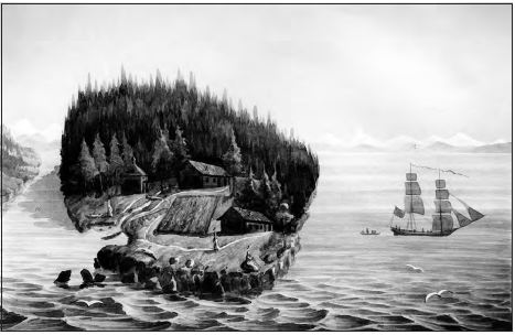 Spruce Island in St. Herman's time.