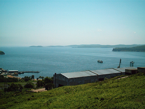 Вид со ''Змеинки'' на Уссурийский залив и остров Русский