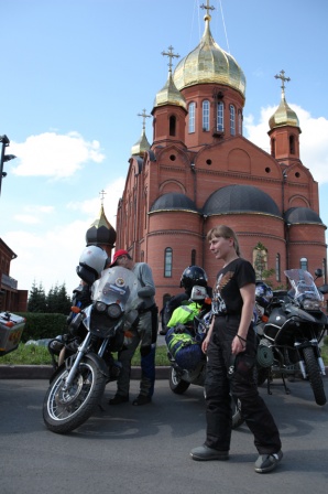 Православные байкеры в Кемерово