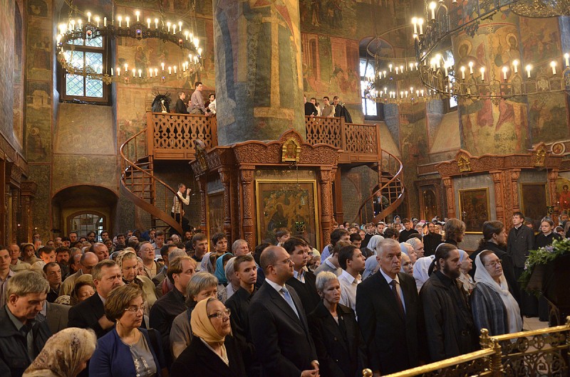 Народ в храме. Фото: А.Поспелов / Православие.Ru