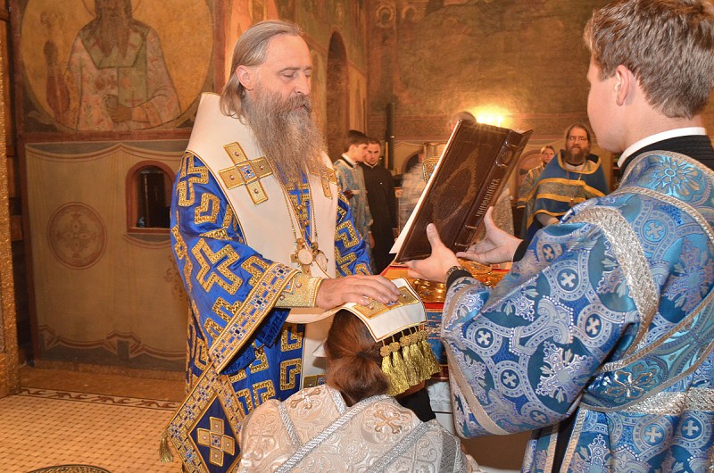 Диаконская хиротония монаха Никиты. Фото: А.Горяинов / Православие.Ru