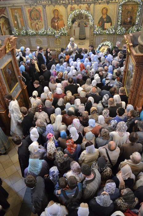 Причащение Святых Таин. Фото: А.Поспелов / Православие.Ru