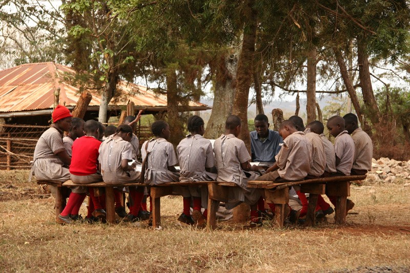 Open air classes. Photo: Denis Makhanko 