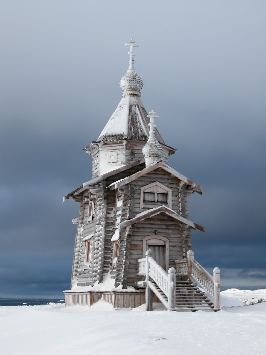 Храм Святой Троицы в Антарктиде. Фото: иеромонах Гавриил (Богачихин)