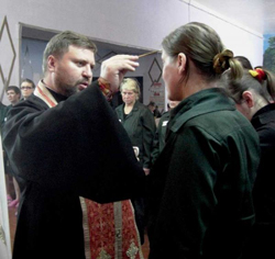 Таинство Крещения в женской исправительной колонии №4