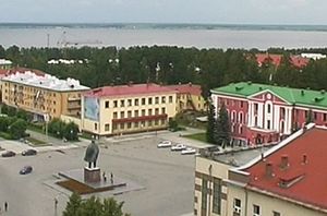Центральная площадь Снежинска.