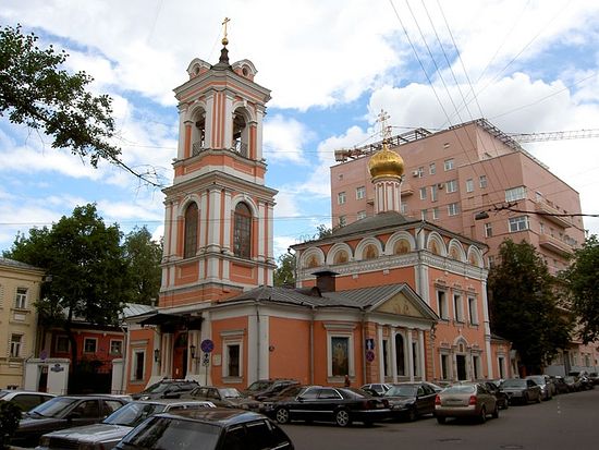 Храм Воскресения Словущего на Успенском Вражке. Фото: sobory.ru