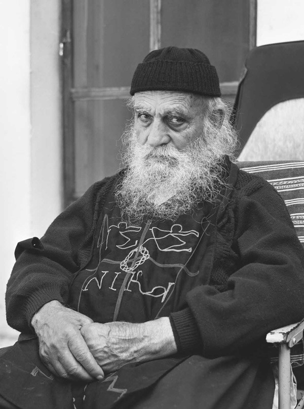 Старец Максим, келья Иверской иконы Божией Матери. Фото: иеромонах Савватий (Севостьянов)