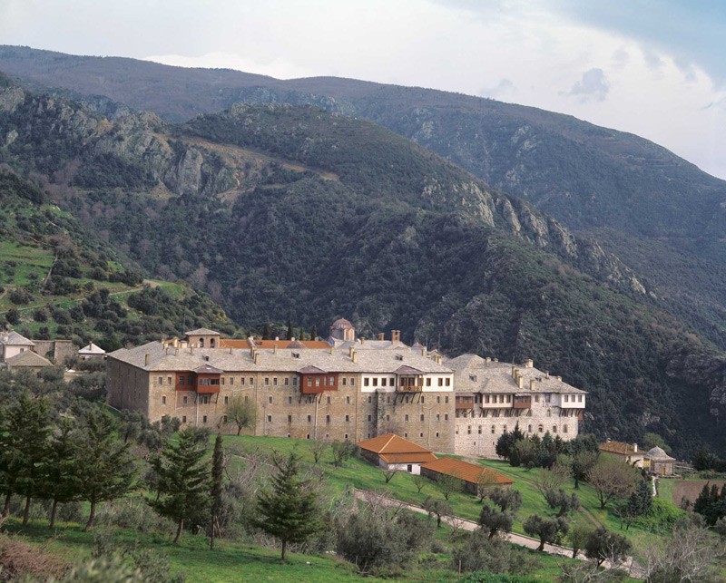 Греческий монастырь Ксиропотам. Фото: иеромонах Савватий (Севостьянов)