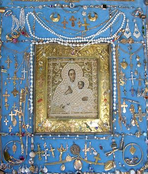 Козельщанская Икона Божией Матери из церкви во имя Успения Божией Матери в Сорвали