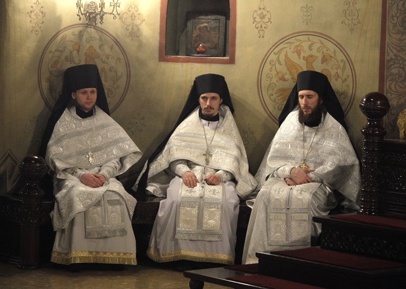 Крещенский сочельник в Сретенском монастыре.  Фото: Иван Правдолюбов