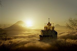 The Holy Trinity Cathedral, Petropavlovsk-Kamchatsky, built on donations from parishioners, was robbed and burned on the night of January 28.